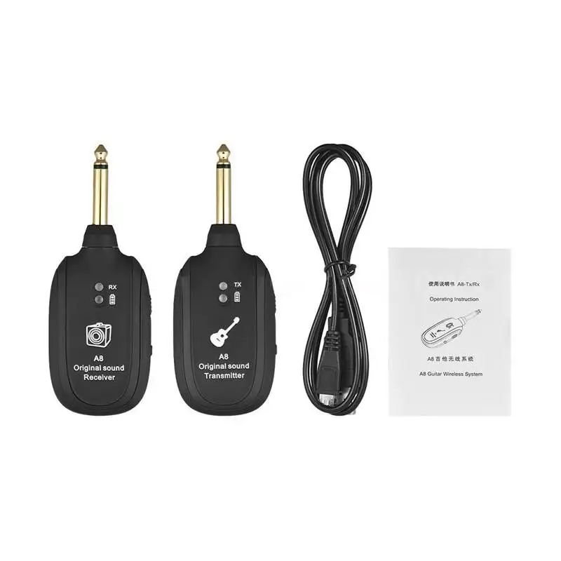 A8 Wireless Guitar Transmitter & Receiver